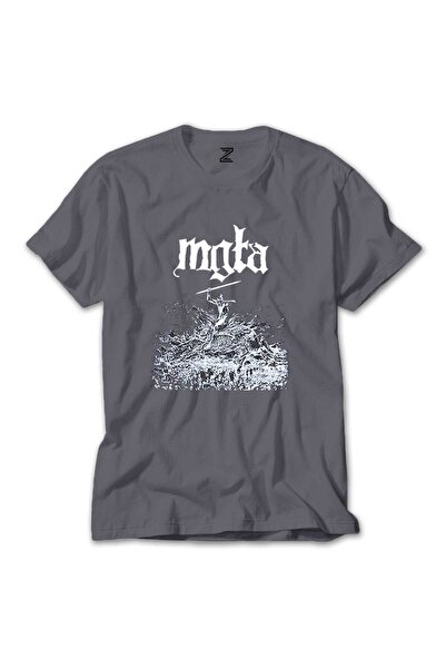 Tomris Hatun Mgla Age Of Excuse Πολύχρωμο T-Shirt σε Γκρι Χρώμα, Μέγεθος XS