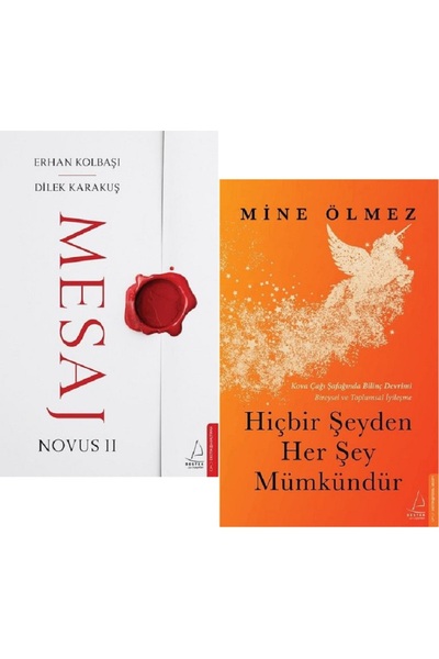 Destek Yayınları Mesaj -Novus 2 + Hiçbir Şeyden Her Şey Mümkündür / 2 Kitap Set