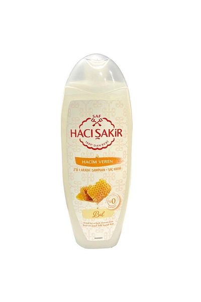 Hacı Şakir 500 Ml Shampoo with Honey Extract - 2 Pack in 1