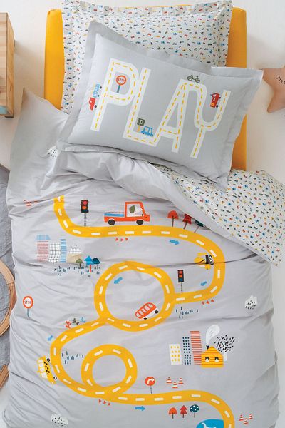 Yataş Mini Road Ranforce Single Duvet Cover Set