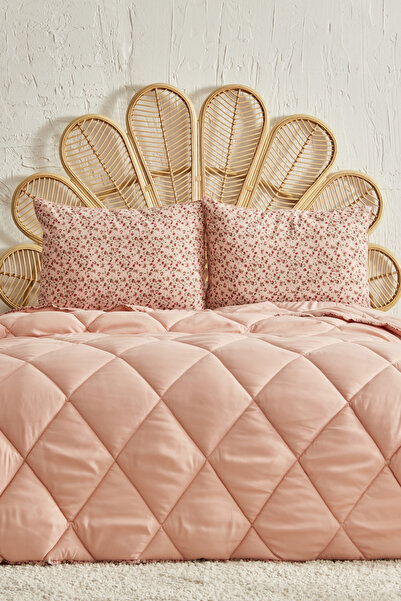 Karaca Home Flore Διπλό Σετ Comfort Salmon