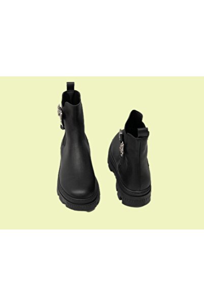 KAFKASLAR AYAKKABI KALIN TABAN LASTİKLİ GÜNLÜK YENİ MODEL KISA BOT