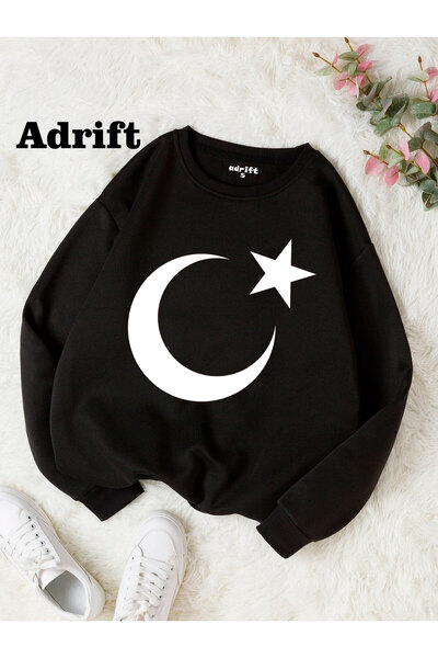 Adrift Steagul Strada Mole Proiectare Trend Harajuku/Gotic Negru