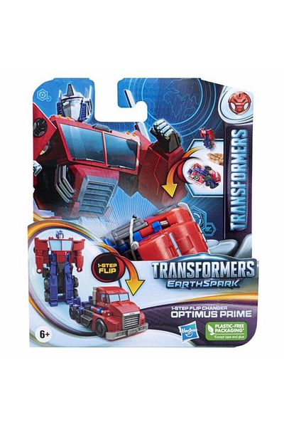 Hasbro Earthspark One-Step Transforming Figure Optimus Prime F6716