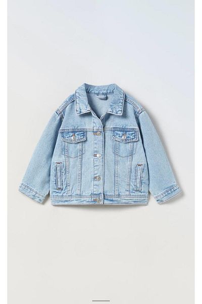 HAVİSA KİDS Jachetă de blugi / denim model unisex cu detaliu rupt