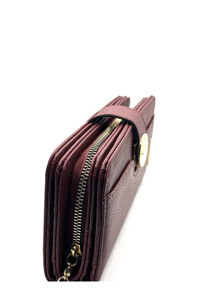 sinbEsg Portofel de damă cu design special cu magnet, cu mai multe compartimente, fermoar, o mulțime de suporturi pentru carduri și compartiment pentru monede