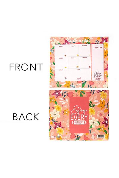 Şeker Ofisi Desktop Weekly Planner Notebook Model Flower