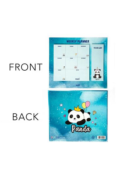 Şeker Ofisi Desktop Weekly Planner Notebook Model Panda