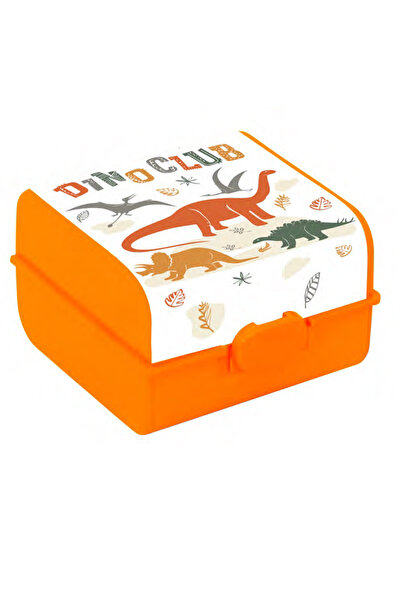 krommet صندوق غداء - صندوق غداء - صندوق غداء مدرسي مكون من 4 أقسام - شوكة + م...