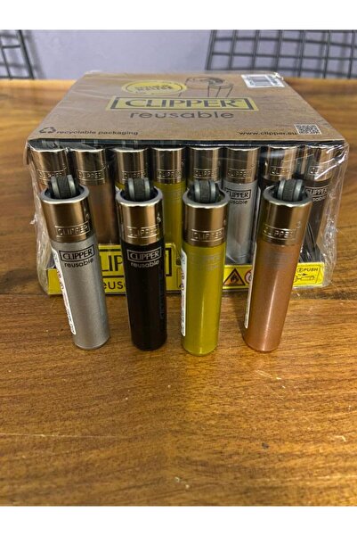 Clipper MArka Reusable İnce Model Renkli Çakmaklar