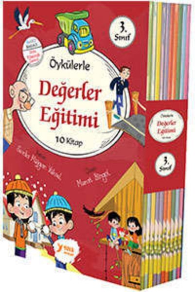 Yuva Yayınları 3 Sınıf Öykülerle Değerler Eğitimi 10 Kitap Set