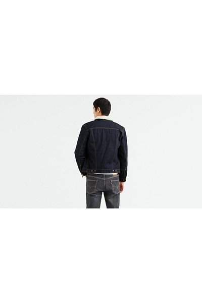 Levi's Τύπος 3 Sherpa Ανδρικός Trucker Juniper Rinse