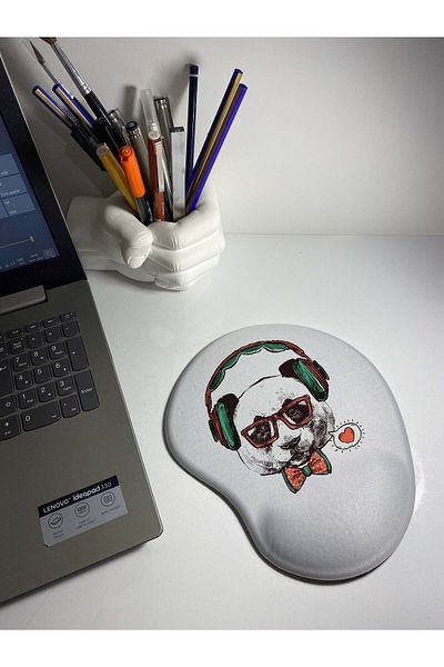 HobiShop Panda Patterned Mousepad