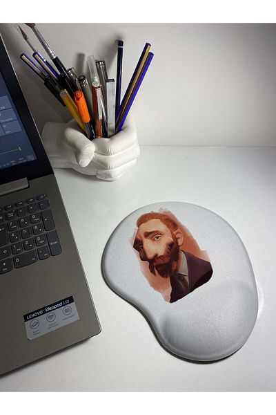 HobiShop Vincent Van Gogh Mouse Pad with Wrist Support