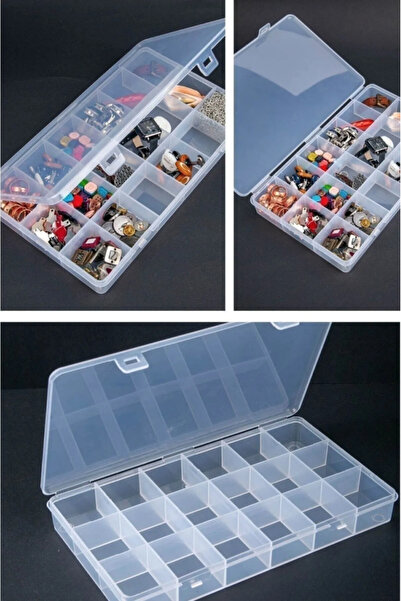 Noyan Group 18 Compartment Necklace Ring Jewelry Box Organizer Organizer Box