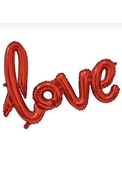 Yogi parti Red Love Foil Balloon