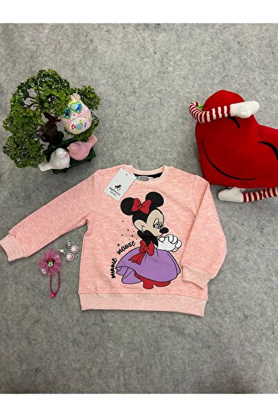 PATYKIDS MİNNİE MOUSE KIZ ÇOCUK BASKILI SWEAT
