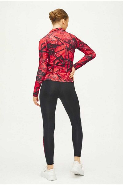 zyc Women's Digital Sports Under-Upper Set