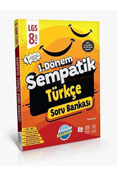 Ünlüler Karması LGS 8. Sınıf Sempatik TÜRKÇE 1. Dönem Soru Bankası Video Çözümlü