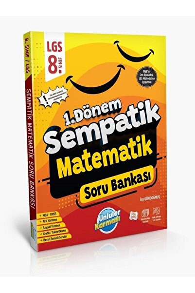 Ünlüler Karması LGS 8. Sınıf Sempatik MATEMATİK 1. Dönem Soru Bankası Video Ç...