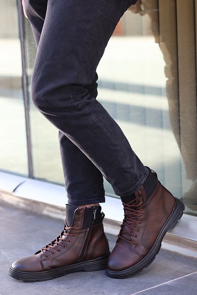 tomıross -andre Men's Cold Proof Warm Shearling Boots Man Tmms-m-256