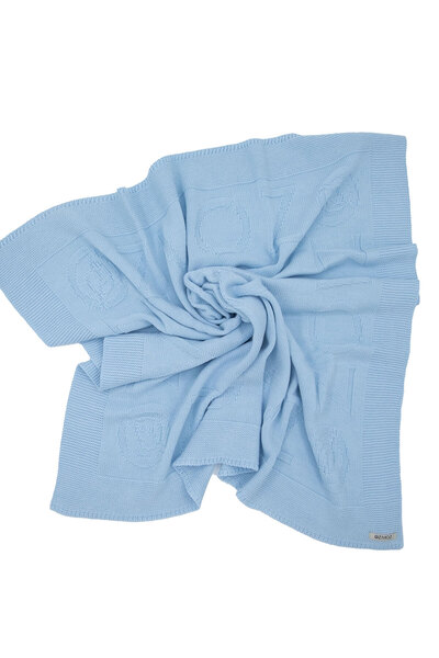 Ozmoz By Mukadder Özden Organic Cotton Knitwear Baby Blanket