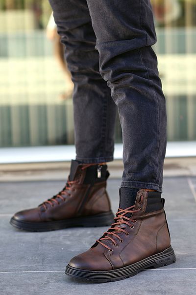tomıross -andre Men's Cold Proof Warm Shearling Boots Man Tmms-m-256