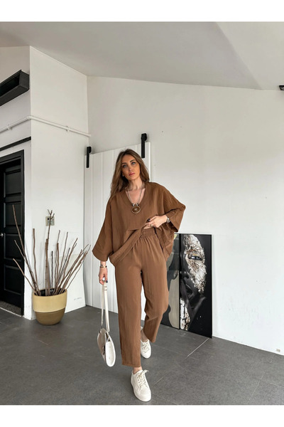 Laluvia Coffee Necklace Set