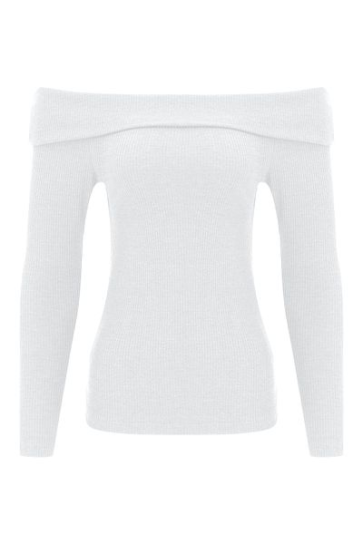 La Sarta Angeliq Alb de corp cu umăr camisole