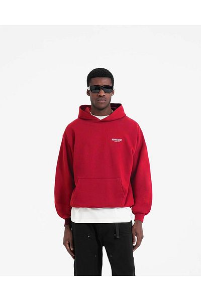 Benisengiydir Red Represent Printed Oversize Hooded Unisex Sweat