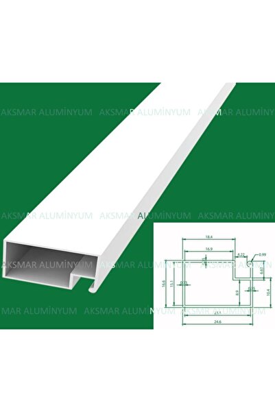 AKSMAR Aluminyum Sineklik Profili 17x25 Ve Aksesuar Seti