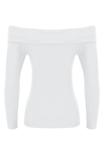 La Sarta Angeliq Alb de corp cu umăr camisole