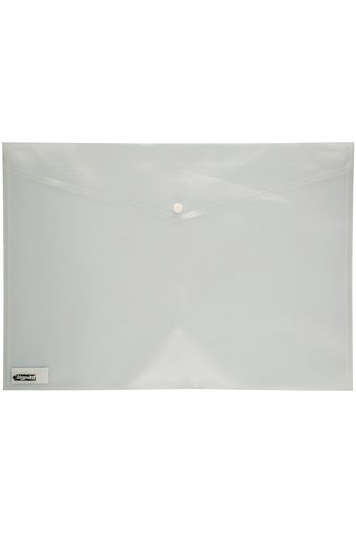 Bigpoint Transparent File A3 - 12-Piece Snap Bag