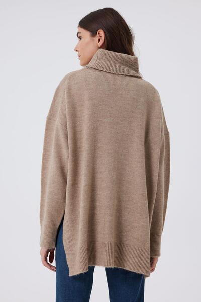 Lee Cooper Tricotaj de damă Lonas Pulover Bej