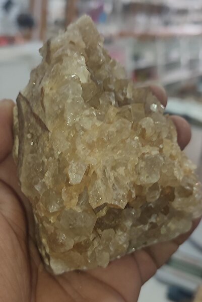 TAŞÇIZADE Kuvars Taşı Doğaltaş Ham İşlenmemiş Dekoratif Kütle 518 gr