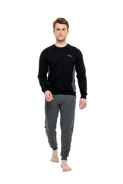 Mod Collection 3936 Men's Round Neck Pajama Set