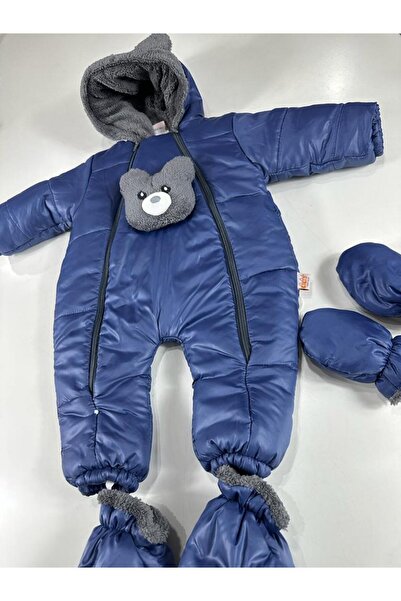 Cicix Baby Ayıcık Kulaklı Welsoft Kozmonot (Astronot Tulum)