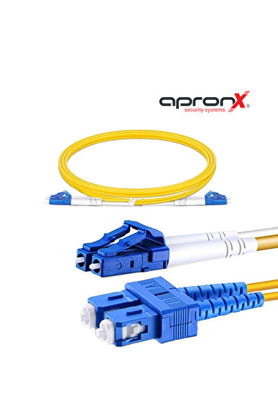 APRONX 3 Metre SC-LC SM 9/125 DX Patch Kablo Patch Cord