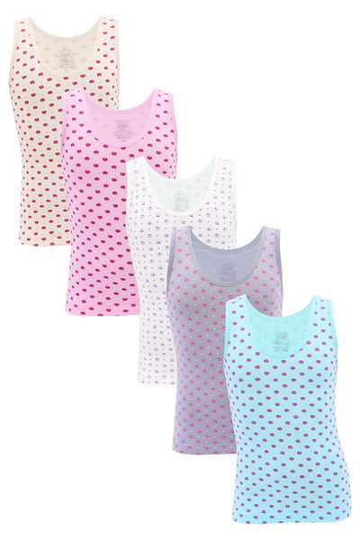 biyokids Tricou pentru fete, pachet de 5