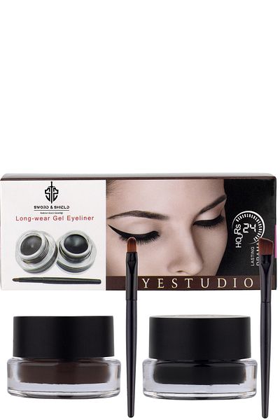 Sword & Shield S&S 4-Piece Gel Eyeliner Set - Brown and Black