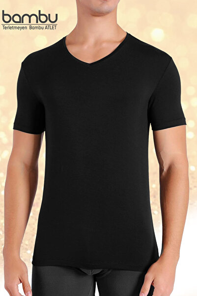 Jenny Daphne Ανδρικό εσώρουχο μπαμπού μη ιδρώτα με λαιμόκοψη QEN 602