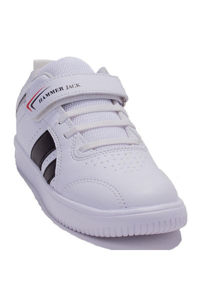 Hammer Jack 49072 Linii Alb Negru Ortopedic Pantofi sport zilnici pentru băieți