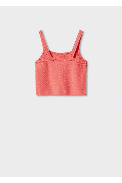 MANGO Kids Tricou Roșu Pentru Copii