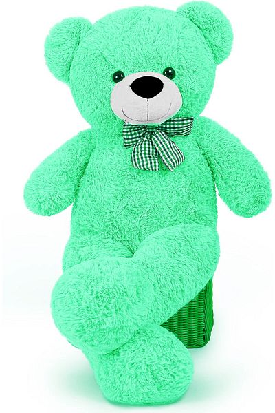 Sole 80 Cm Plush Teddy Bear with Colorful Bow Tie + 100% Domestic