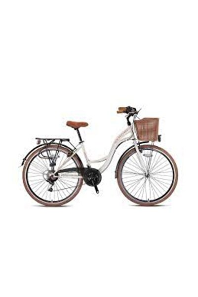 Kron Geroni SIRIO 28 JANT City Bike - 21 Vites - V.B. Ekru-Kahverengi- Shimano