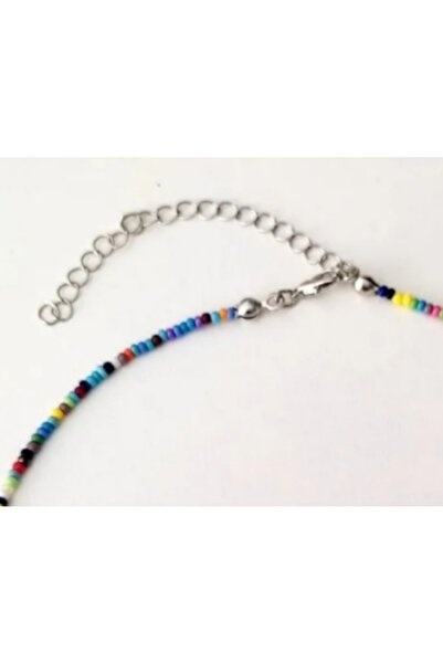 HALHALMILL Renkli Kum Boncuk Kolye