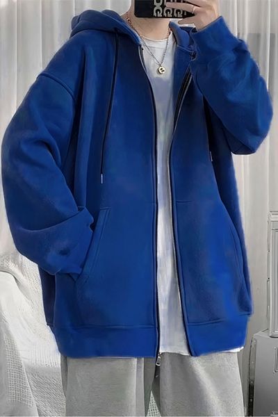 EFBUTİK Ζακέτα Saks Blue με 3 κλωστές