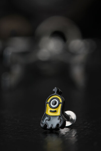 depozoom 316l Cerrahi Çelik Tragus Kıkırdak Helix Labret Anime Stuart The Min...