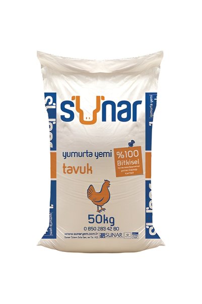Sunar Yumurta Yemi Tavuk Pelet - 25 kg Çuval