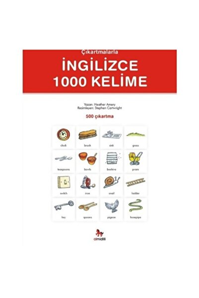 Almidilli Yayınları English 1000 Words with Stickers